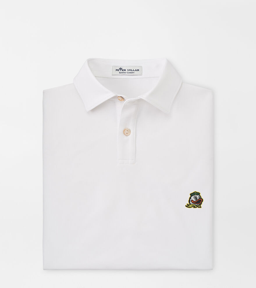 Oregon Youth Solid Performance Jersey Polo image number 1