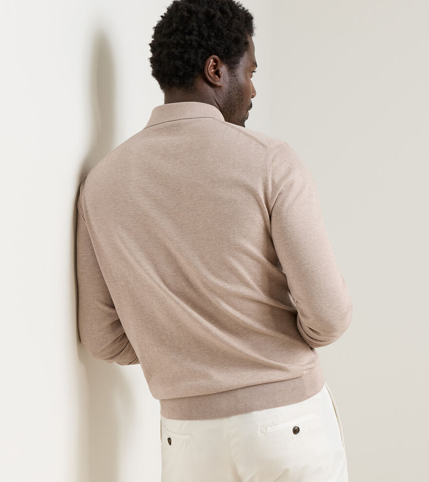 Mariner Sea Island Cotton Sweater Polo image number 3