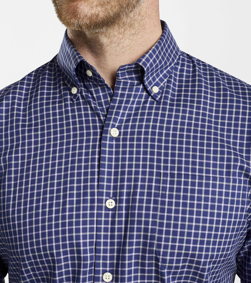 Men’s Big & Tall Short Sleeve Oxford Shirt | Wrinkle-Resistant | Performance Dress Shirt