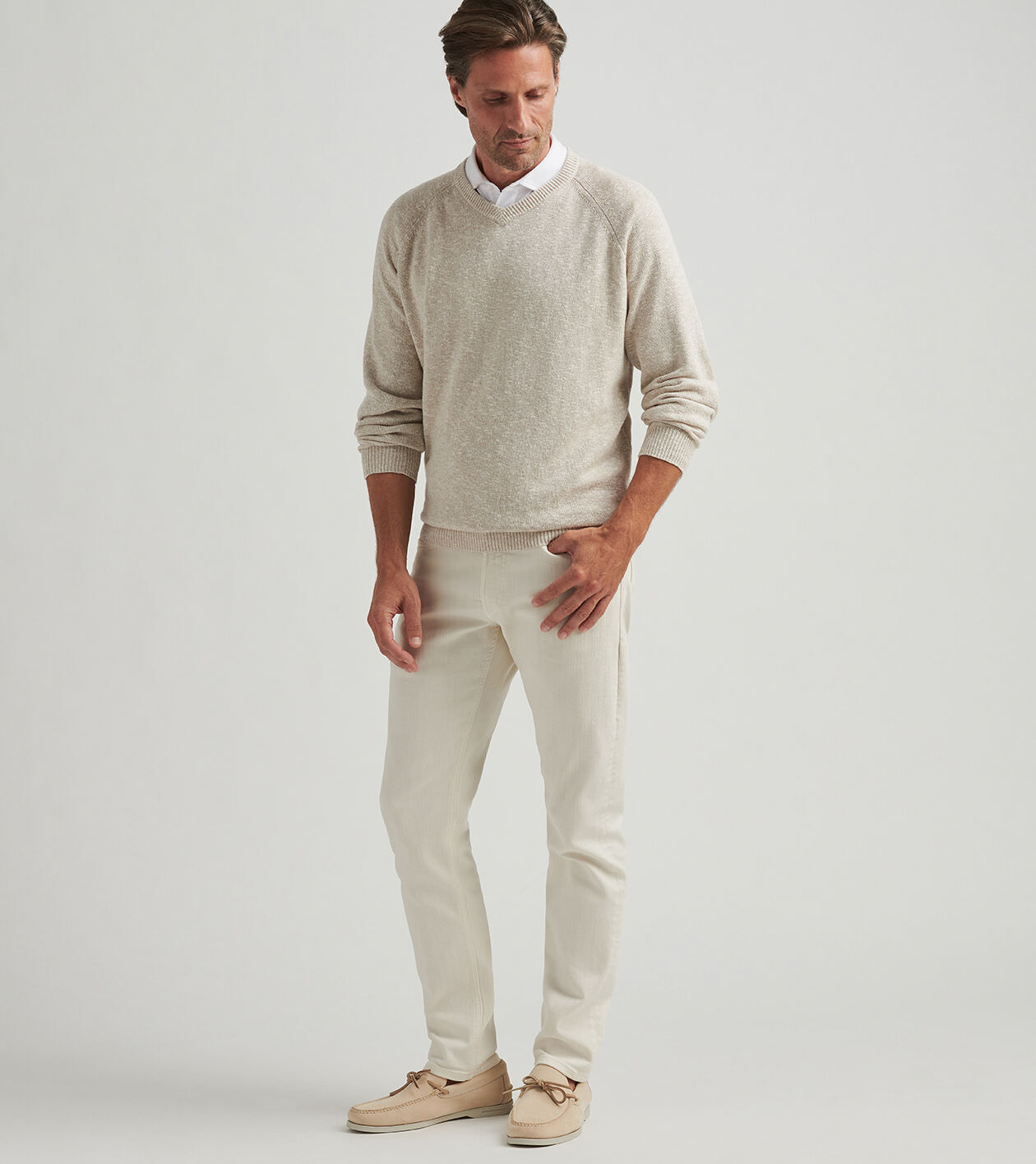 Peter Millar Autumn Crest V-Neck - Ocean Blue – The Lucky