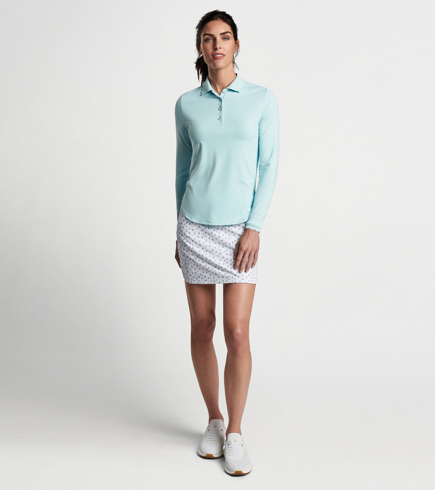 Opal Long Sleeve Stretch Jersey Polo | Women's Tops | Peter Millar