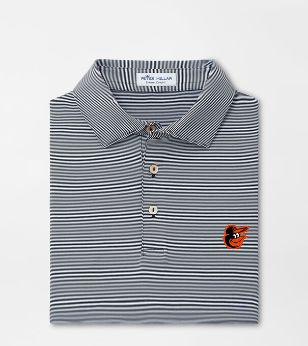 Baltimore Orioles Jubilee Stripe Performance Polo