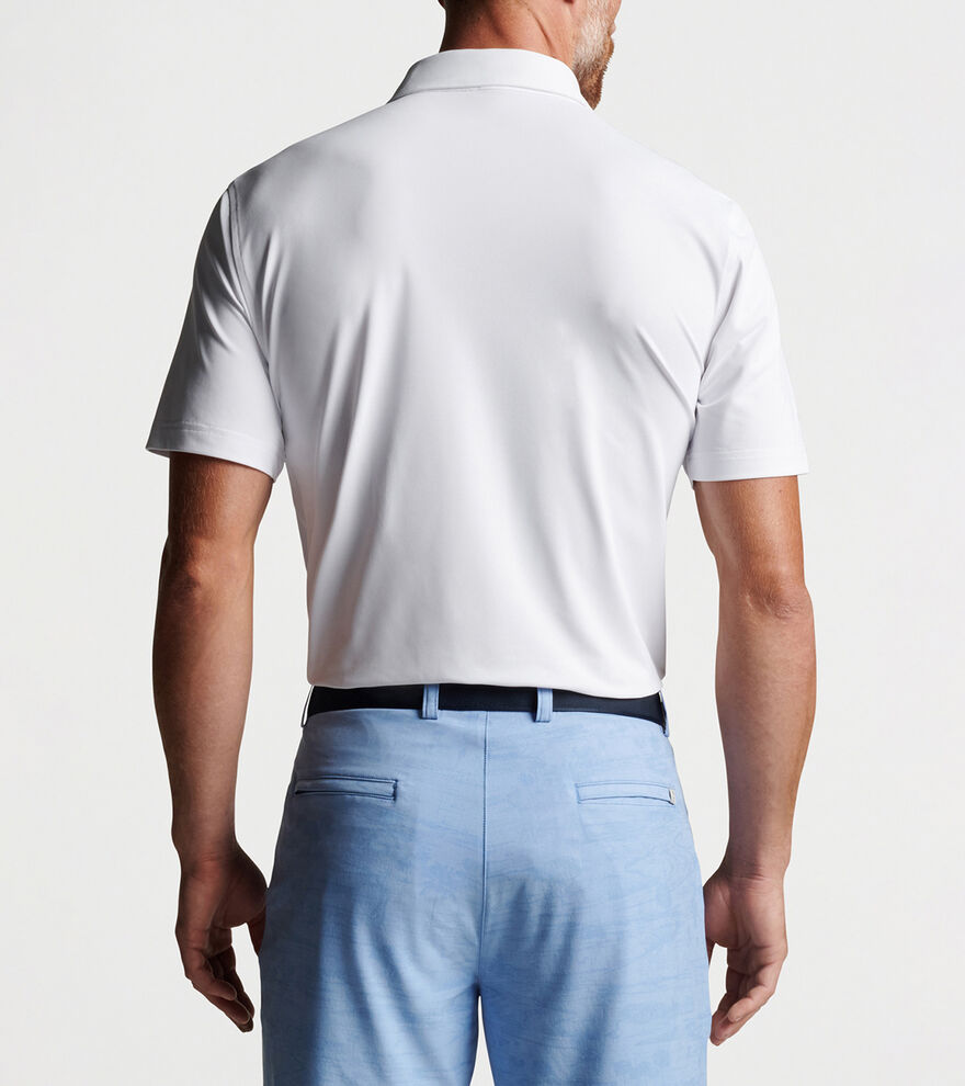 Solid Stretch Mesh Polo | Men's Polo Shirts | Peter Millar
