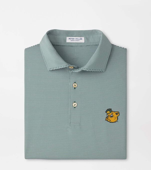 Baylor Vault Jubilee Stripe Performance Polo