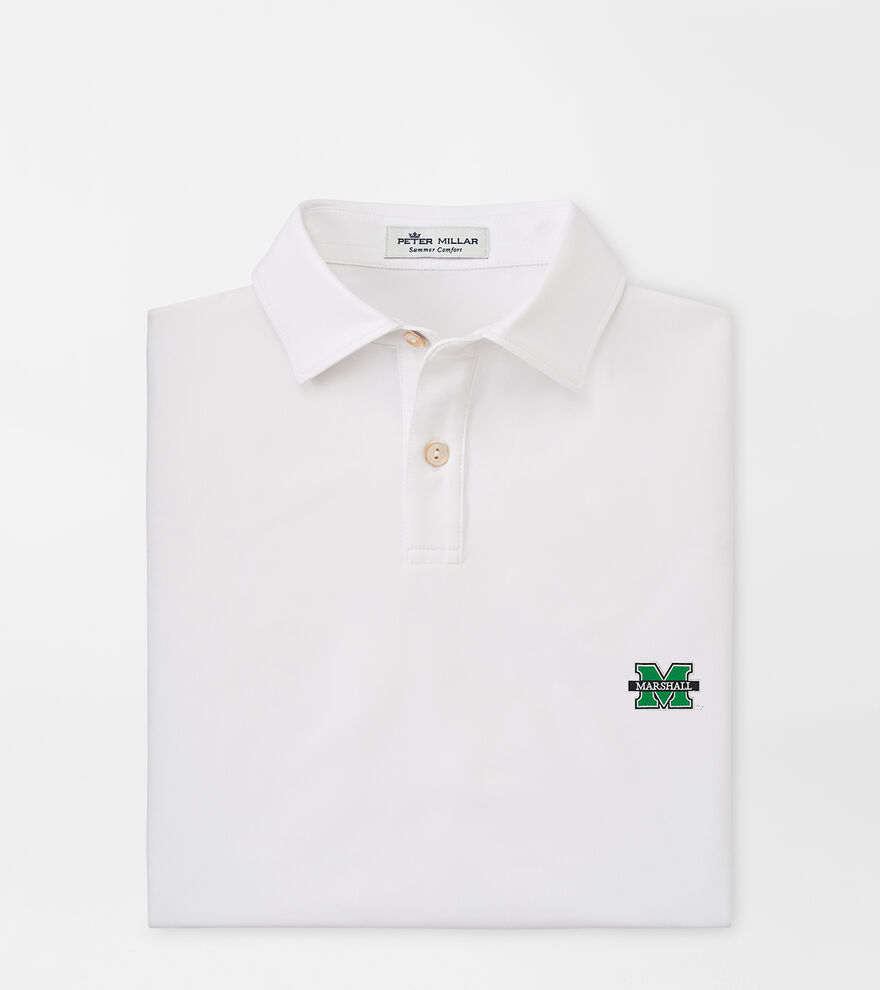 Marshall Youth Solid Performance Jersey Polo image number 1