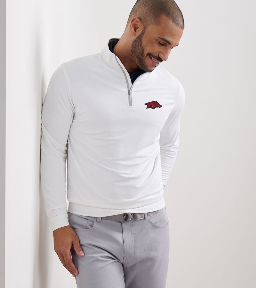 Arkansas Perth Performance Quarter-Zip image number 1