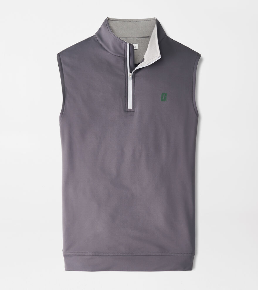 UNC Charlotte Galway Stretch Loop Terry Quarter-Zip Vest image number 1