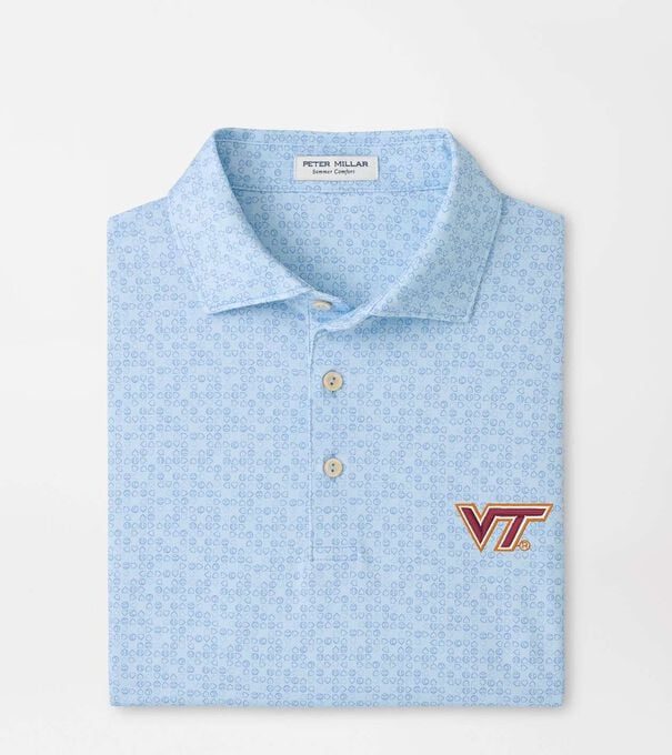 Virginia Tech Bases Loaded Performance Jersey Polo