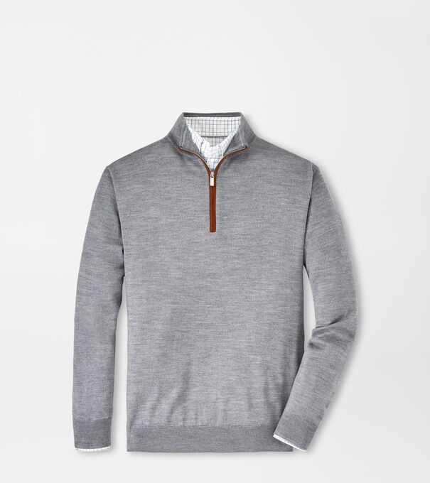 Autumn Crest Suede Trim Quarter-Zip