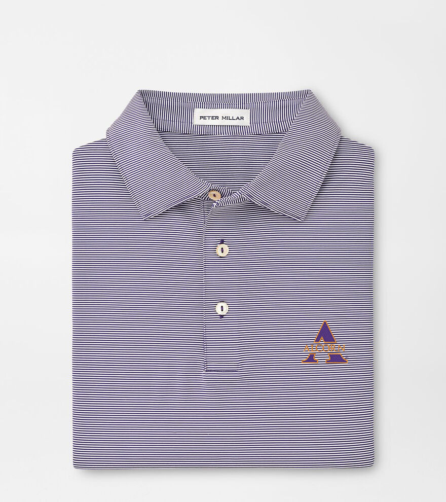 Alcorn State Jubilee Stripe Performance Polo image number 1