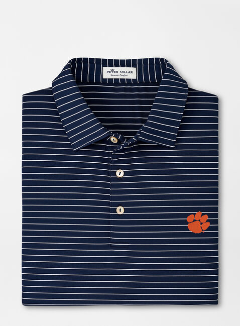 Clemson Crafty Performance Jersey Polo | Men's Collegiate Apparel | Peter Millar