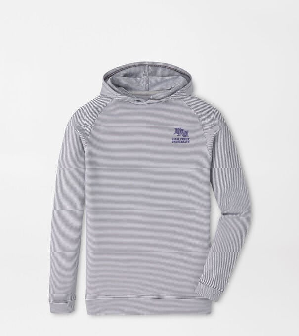 High Point University Pine Youth Sugar Stripe Performance Hoodie