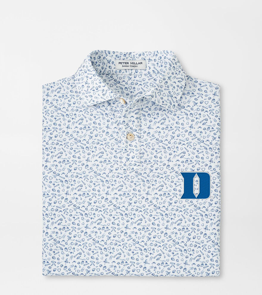 Duke Batter Up Youth Performance Jersey Polo image number 1
