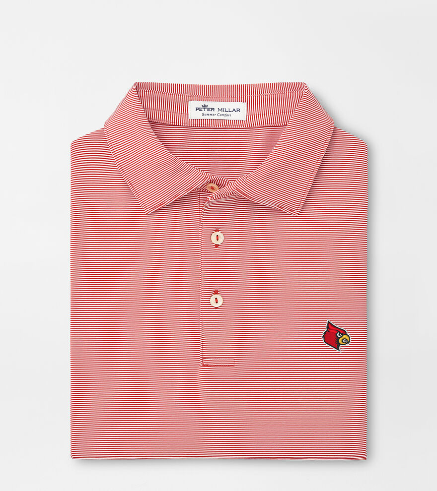 Louisville Jubilee Stripe Performance Polo image number 1