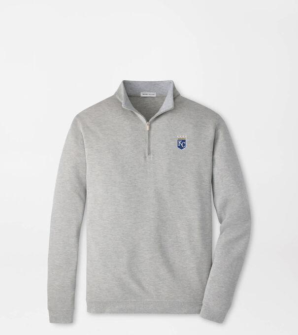 Cooperstown Kansas City Royals Crown Comfort Quarter-Zip Pullover