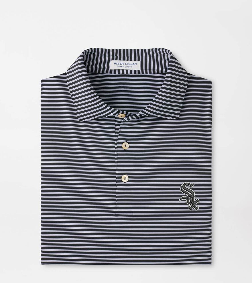 Chicago White Sox Tiebreaker Performance Jersey Stripe Polo