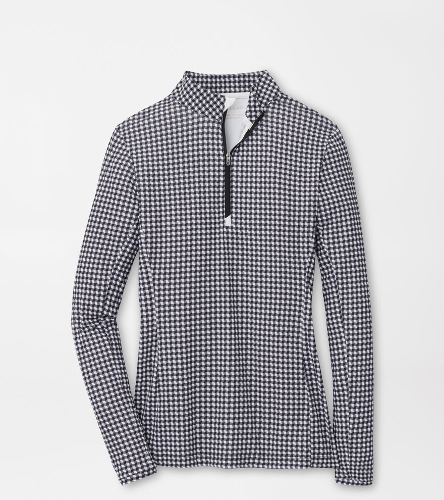 Gingham Print Lightweight Sun Shirt image number 1