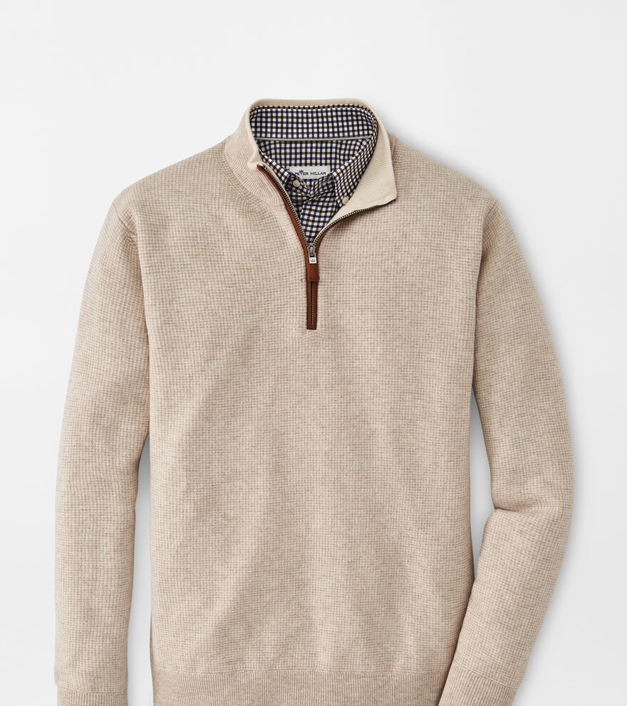 WoolCashmere QuarterZip Sweater Peter Millar