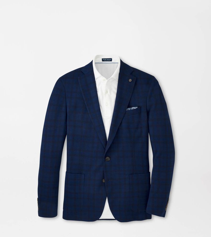 Barrett Knit Windowpane Soft Jacket