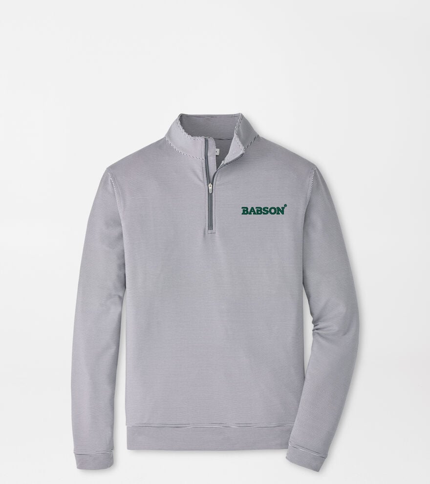 Babson Perth Sugar Stripe Performance Quarter-Zip image number 1