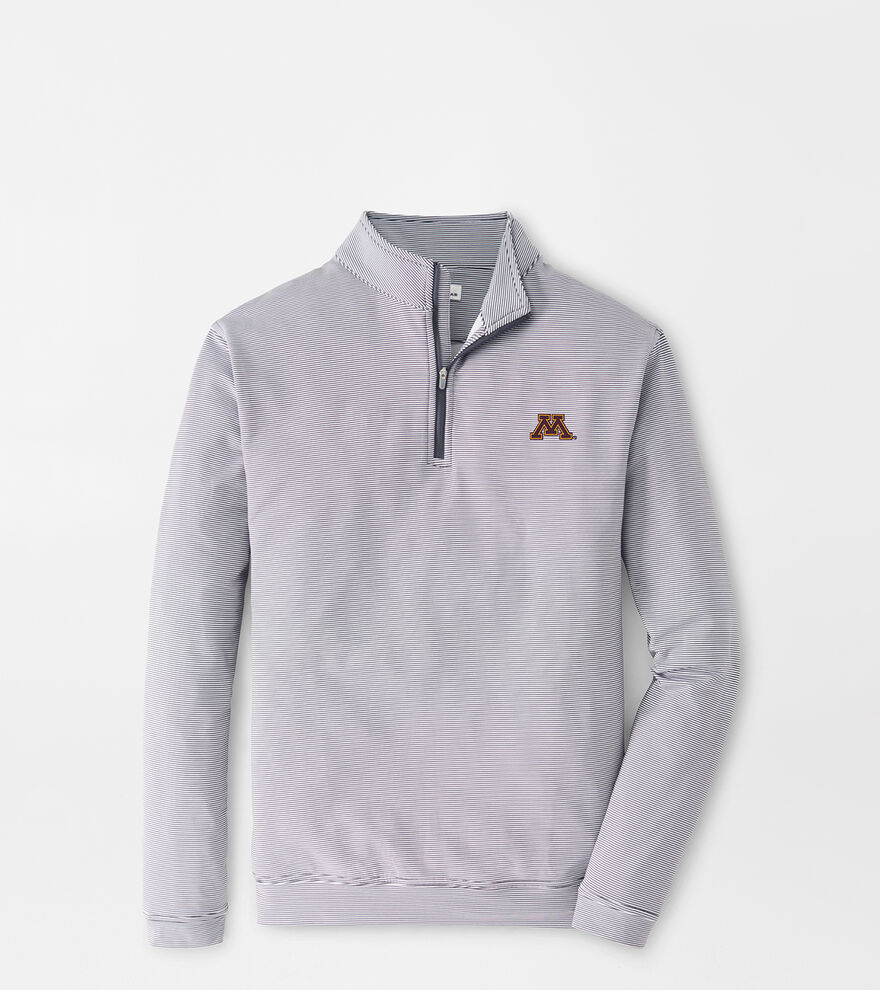 Minnesota Perth Sugar Stripe Performance Quarter-Zip image number 1