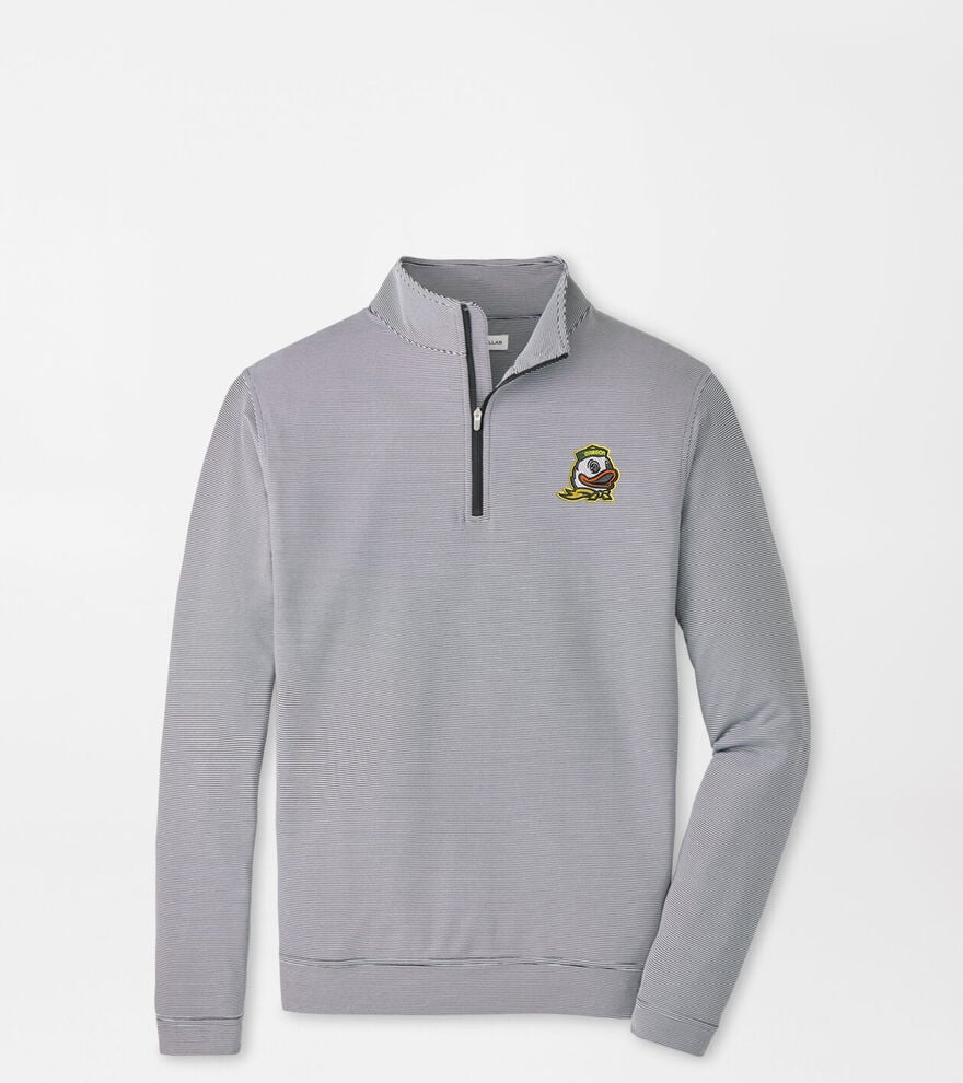 Oregon Perth Sugar Stripe Performance Quarter-Zip image number 1