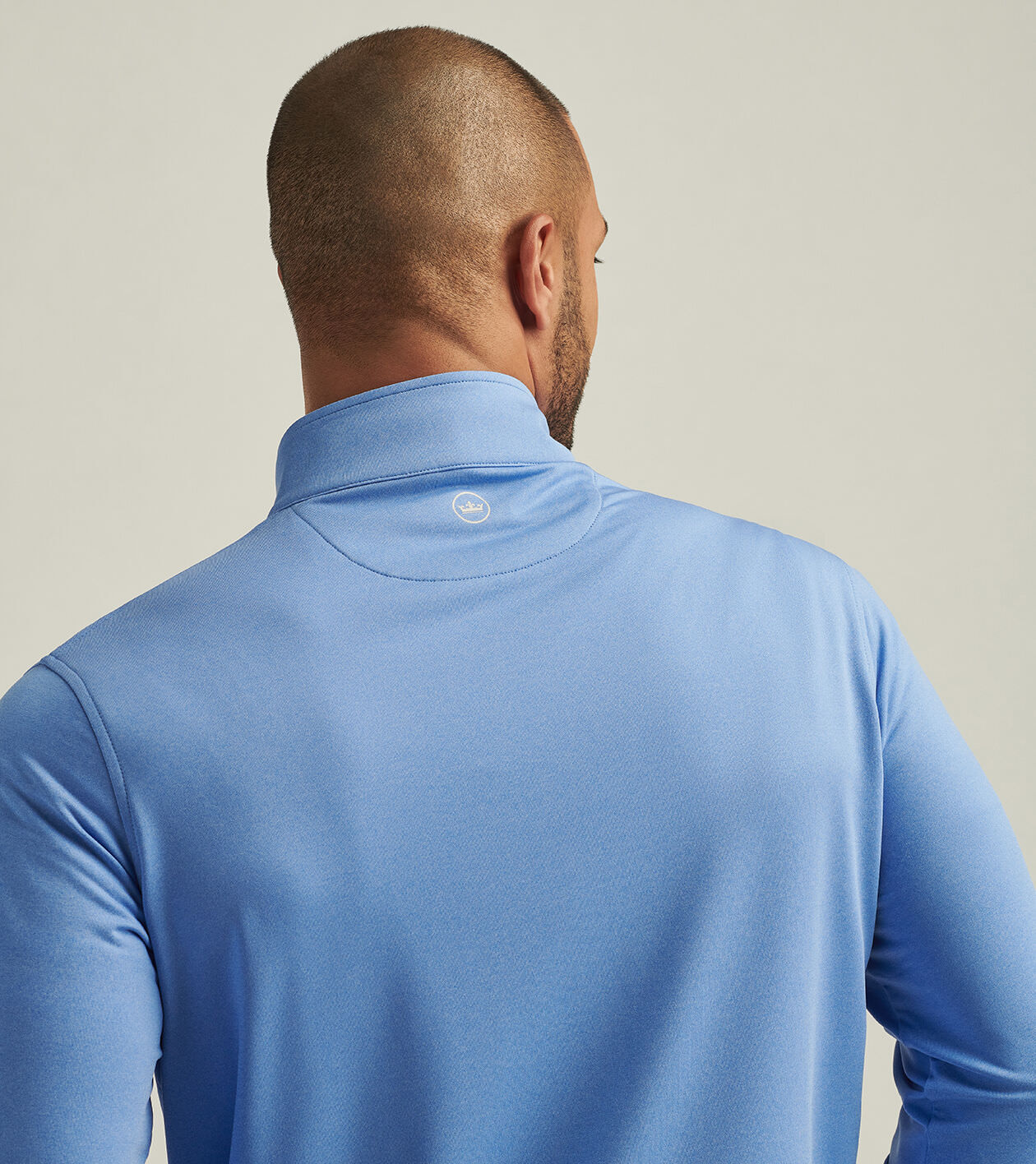 Perth Mélange Performance Quarter-Zip | Men's Pullovers