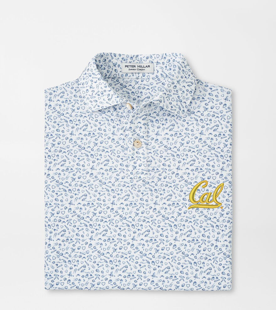 University of California Berkeley Batter Up Youth Performance Jersey Polo image number 1