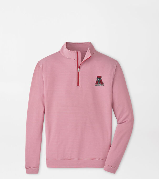 Alabama Vault Perth Sugar Stripe Performance Quarter-Zip