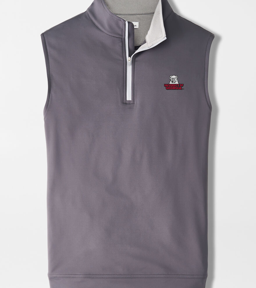 Georgia Vault Stretch Loop Terry Quarter-Zip Vest image number 1