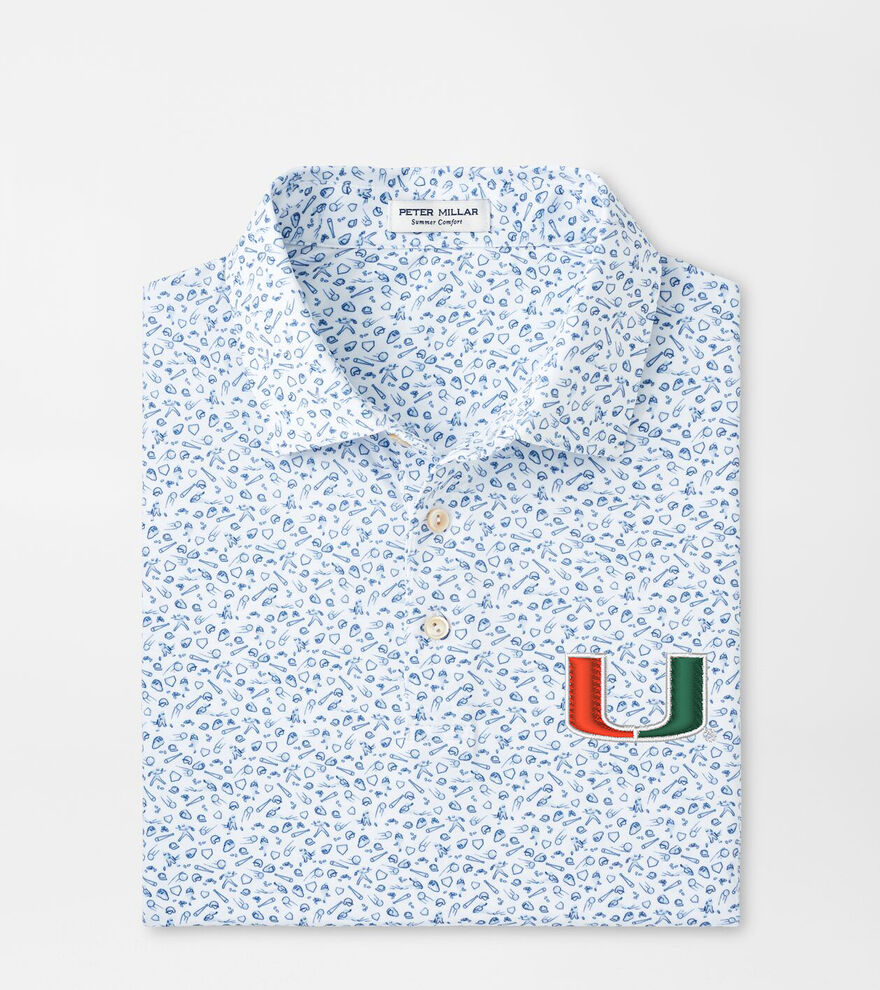 Miami Batter Up Performance Jersey Polo image number 1