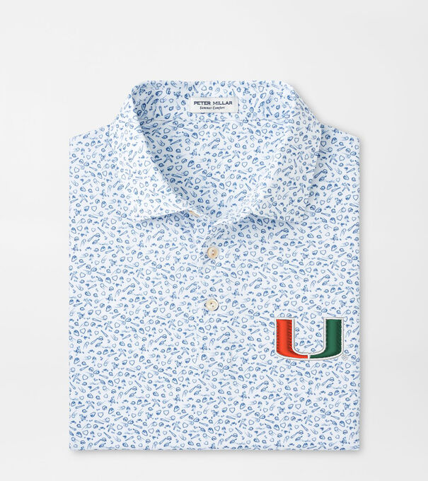 Miami Batter Up Performance Jersey Polo