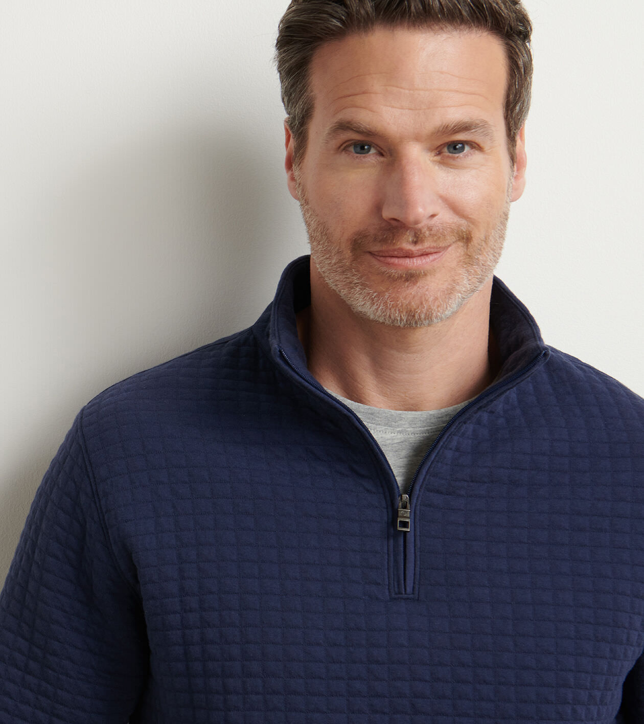 Quad Quilted Quarter-Zip | Men's Pullovers | Peter Millar