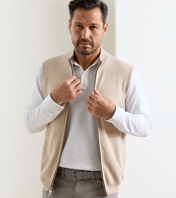 Coolspun Lite Full-Zip Sweater Vest