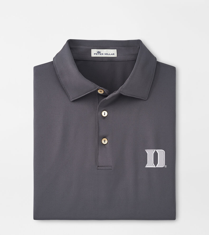Duke University Solid Performance Jersey Polo image number 1