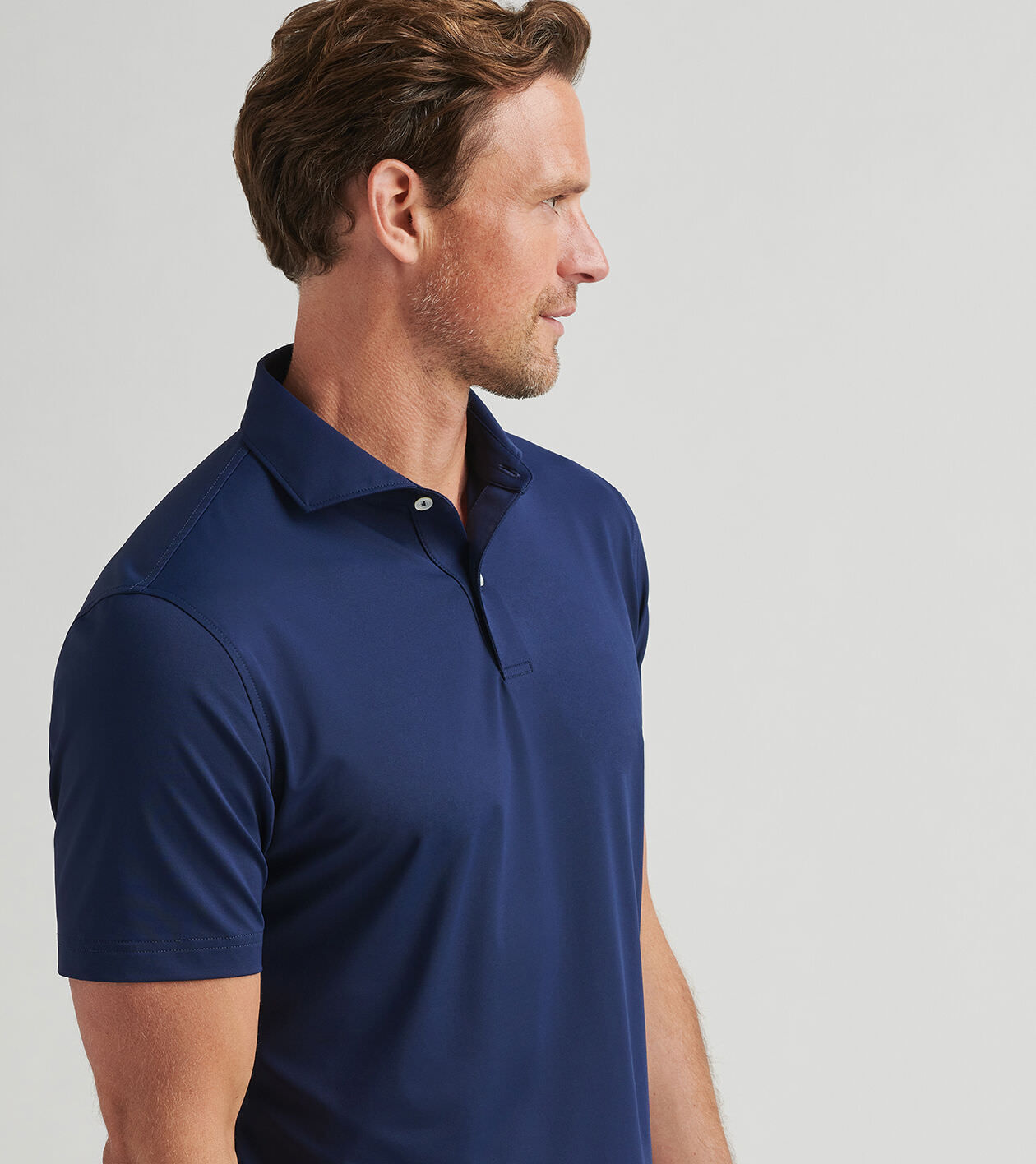 Solid Performance Jersey Polo