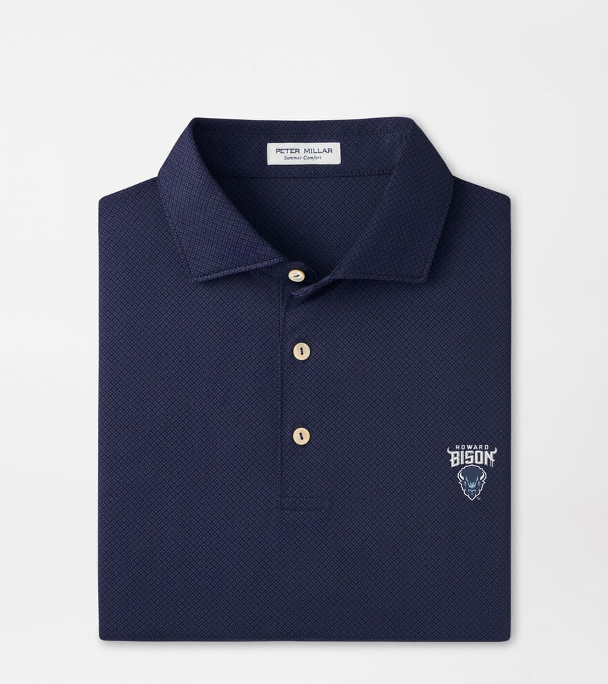 Howard University Hugo Performance Jersey Polo image number 1