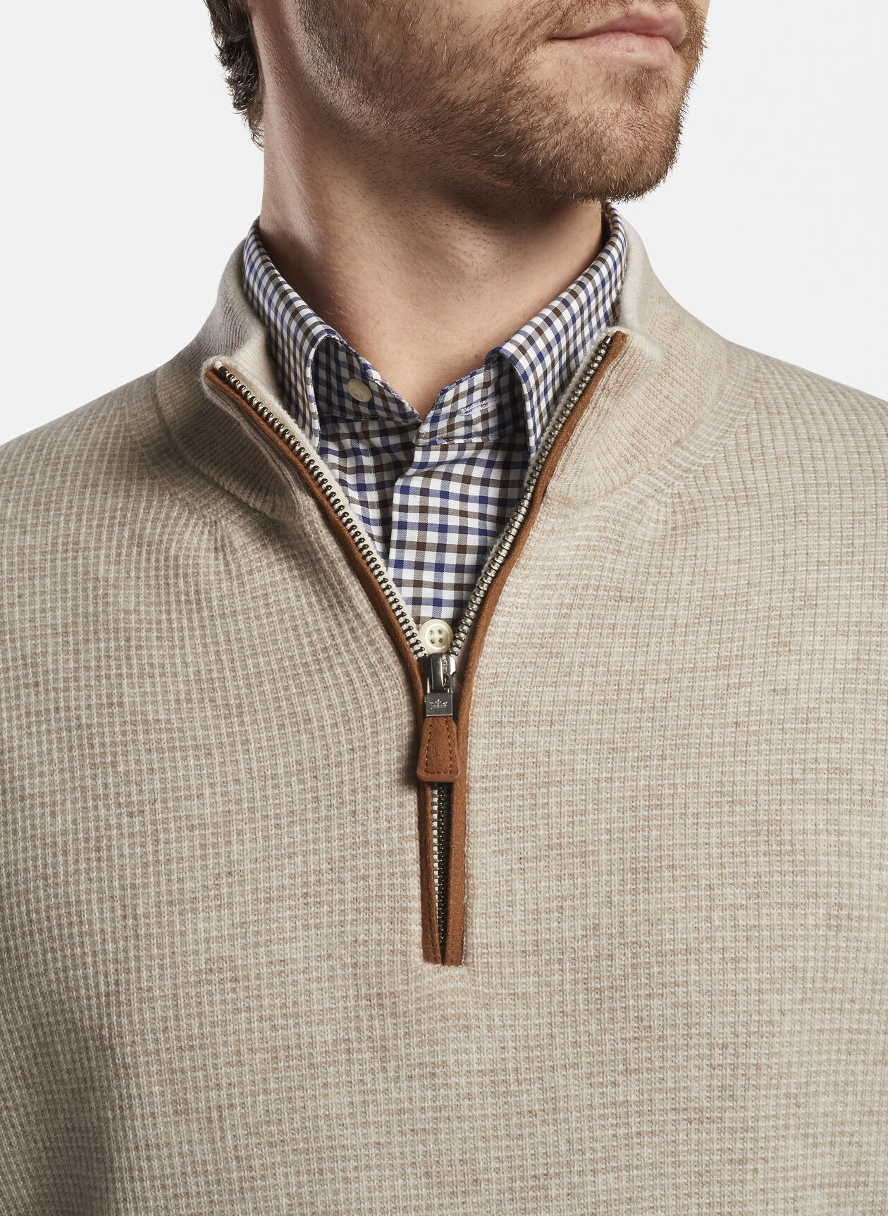 Wool Cashmere Quarter Zip Sweater Peter Millar