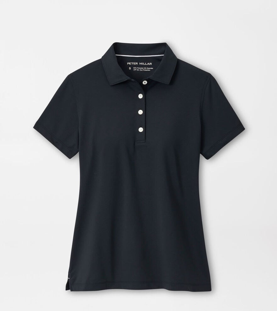 Women's Short Sleeve Button Polo image number 1