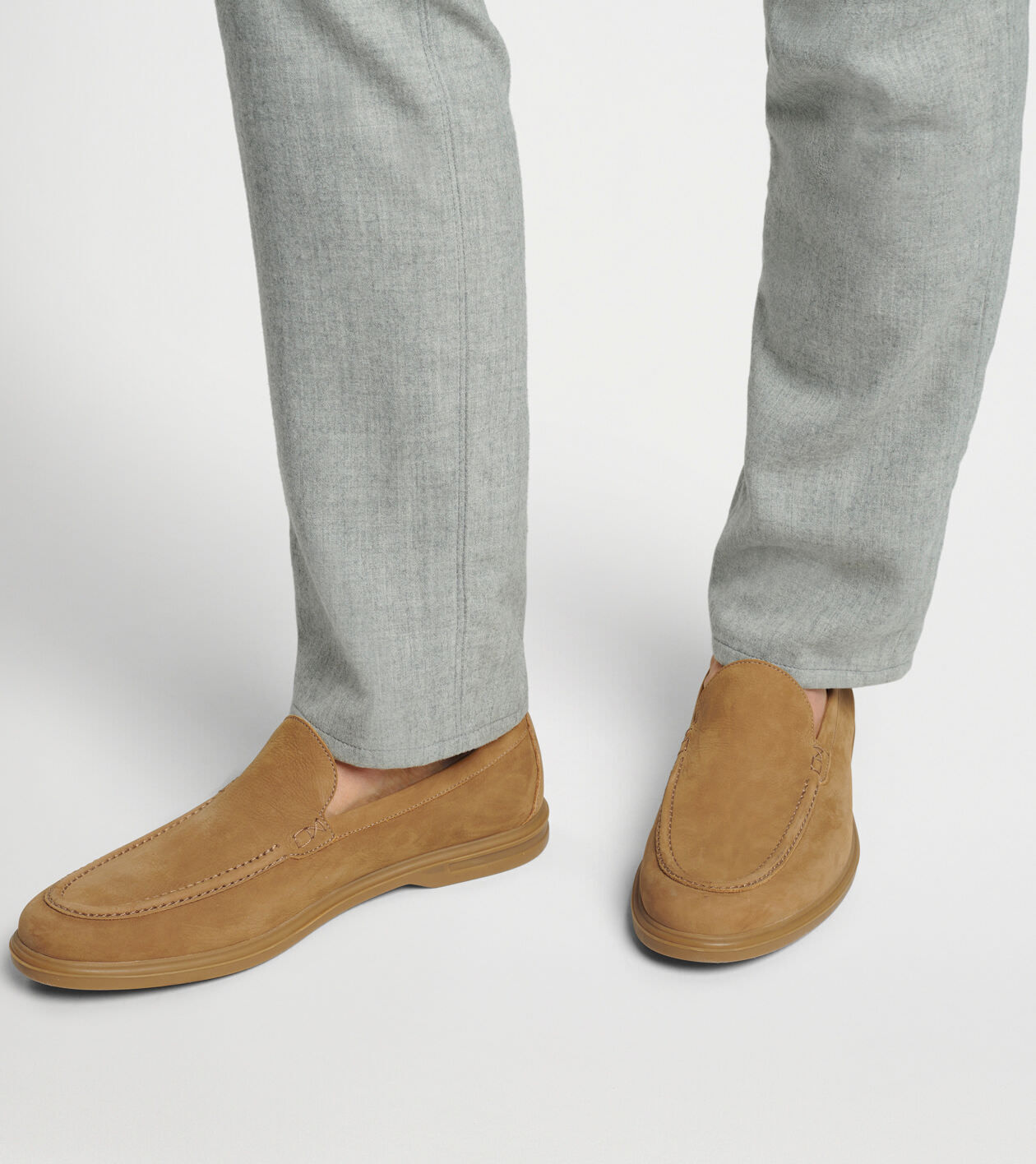 Excursionist Nubuck Venetian Loafer Men s Shoes Peter Millar