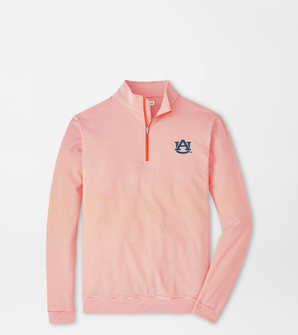 Auburn Perth Sugar Stripe Performance Quarter-Zip