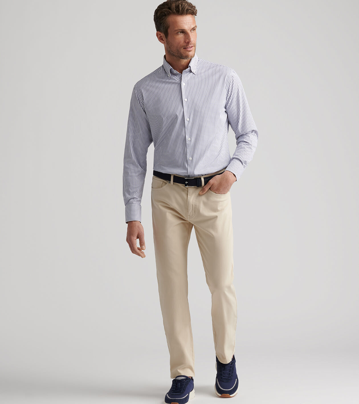 Signature Sateen Five-Pocket Pant | Men's Pants | Peter Millar