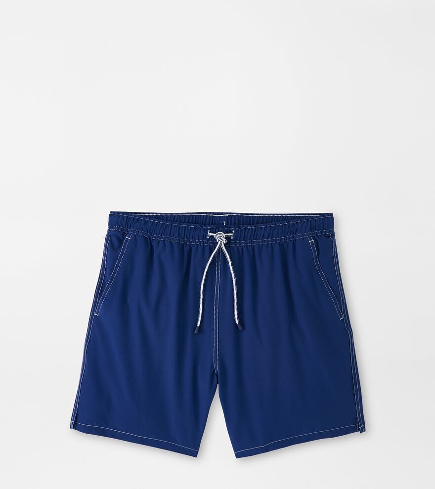 Crown Solid Swim Trunk | Men's Swim Trunks | Peter Millar