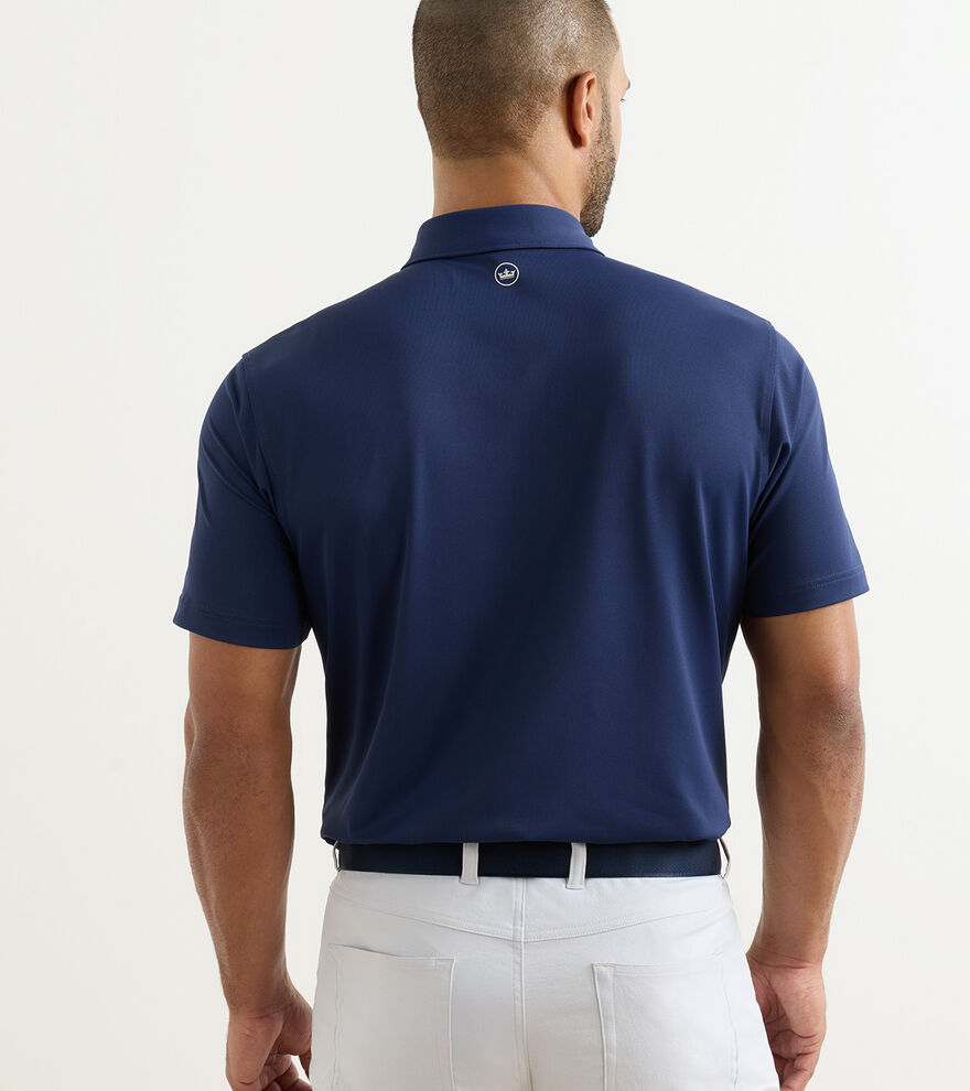 Solid Performance Mesh Polo image number 3