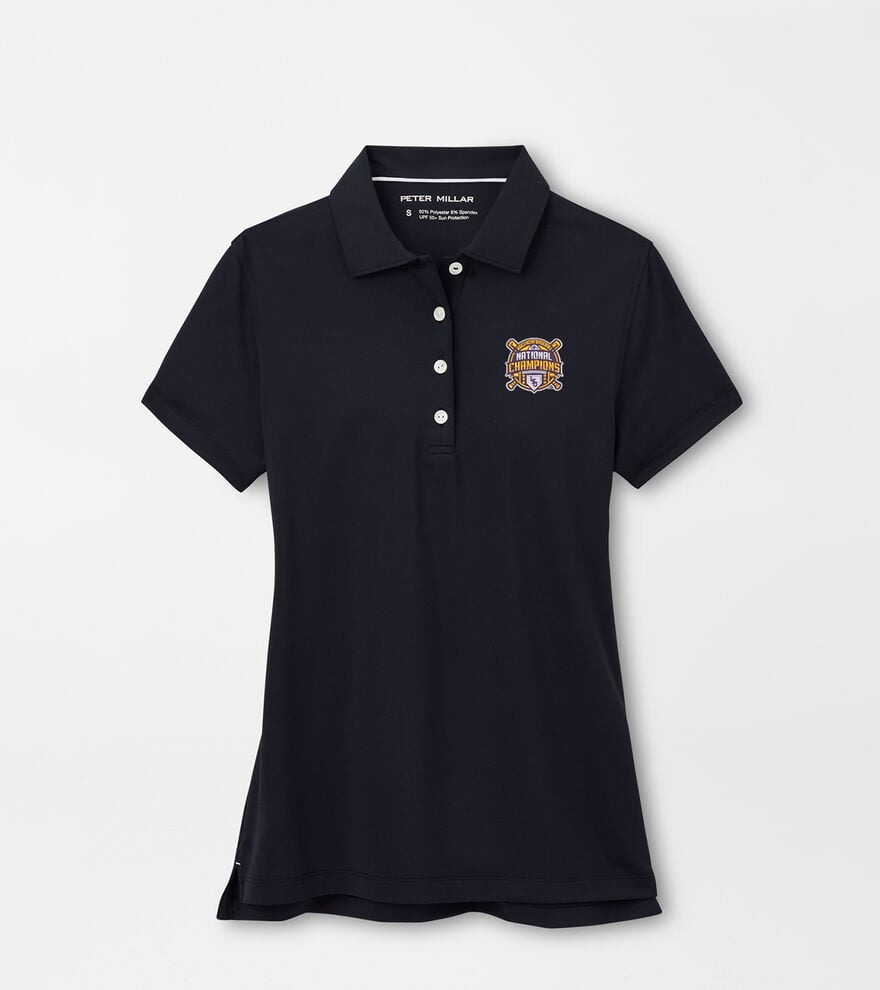 LSU College World Series Button Polo image number 1