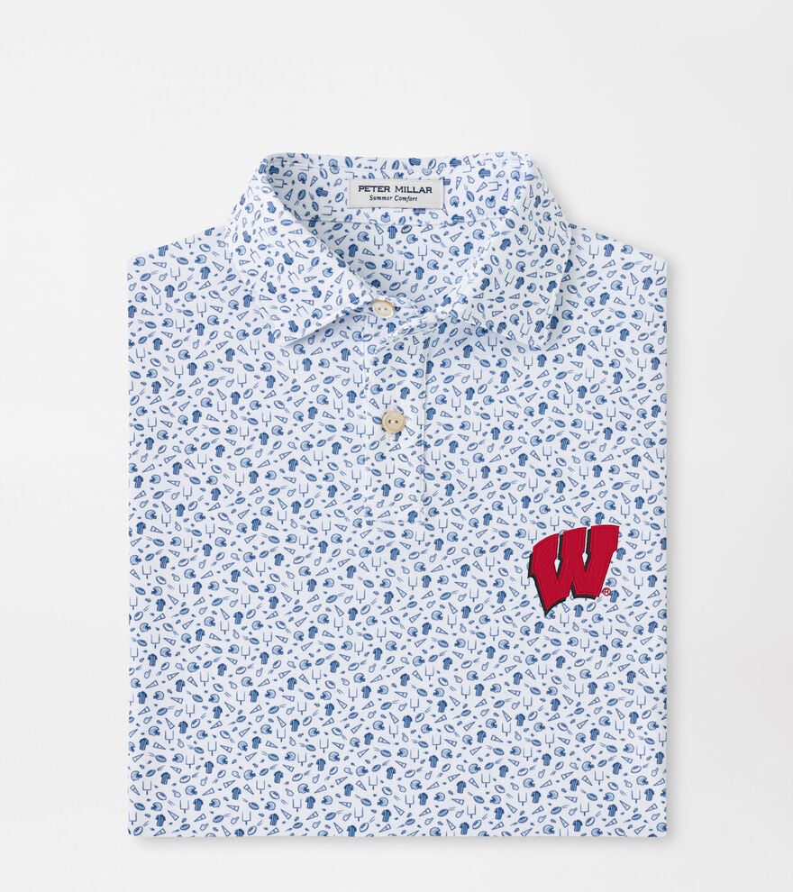 Wisconsin Kick Off Youth Performance Jersey Polo image number 1
