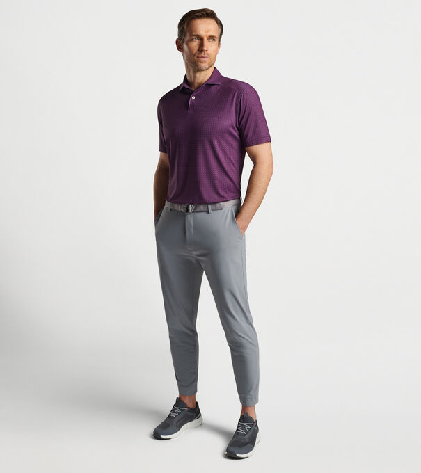 Lloyd Dot Geo Performance Jersey Polo