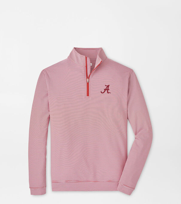 Alabama Perth Sugar Stripe Performance Quarter-Zip