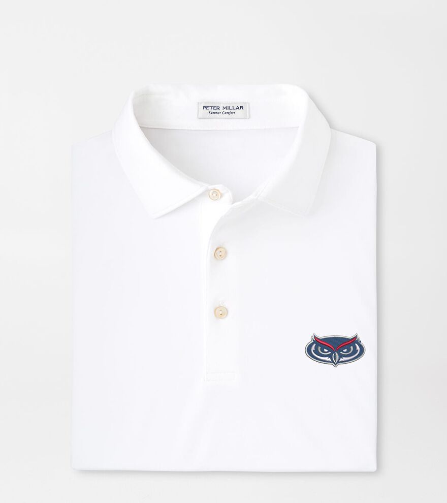 Florida Atlantic University Solid Performance Jersey Polo