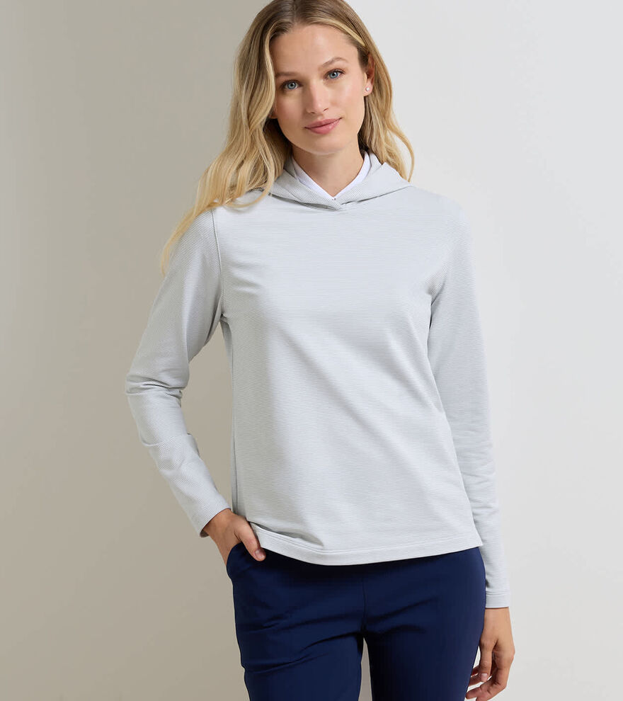 Sugar Stripe Pine Performance Hoodie - Alternate Image 1